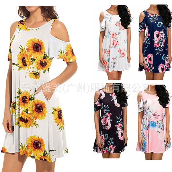 

beachwear tunic for the beach sarongs coverup robe wrap dress swimwear women cover up new 2019 summer print short long sleeve, Blue;gray