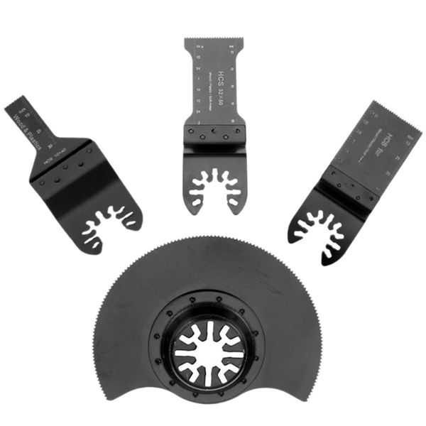 

absf 4pcs/set hcs oscillating saw blades accessories multi tool saw blades power wood cutting tool bits