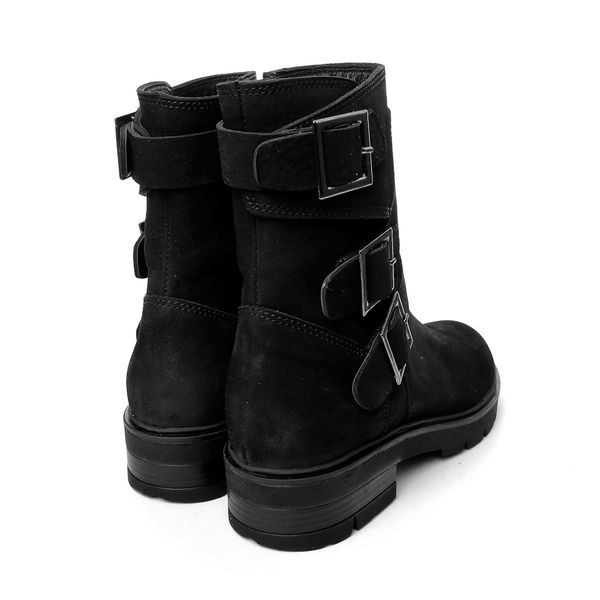 

john may ck women's boot ik-2170 nubuck ck, Black