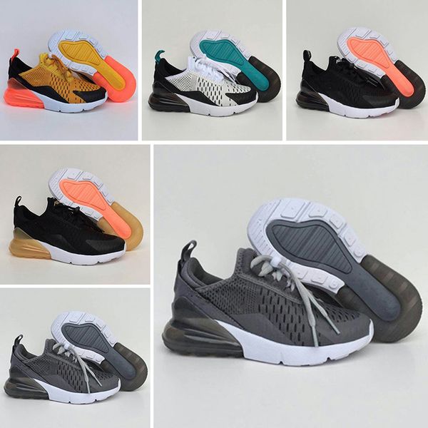 

Nike air max 270 ГОРЯЧИЕ продажи детские кроссовки кроссовки младенцев 1 дети дизайнер 2 случайные мальчики девочки кроссовки