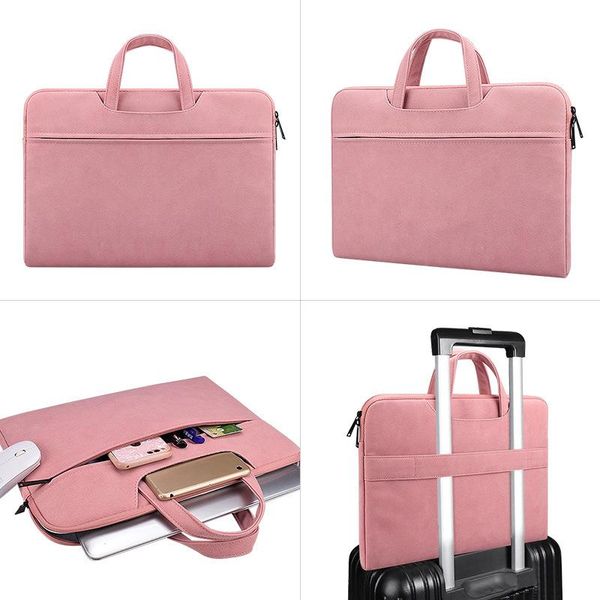 

computer bags 13.3 14 15.6 inch computer lapbag briefcase handbag for dell asus lenovo acer macbook xiaomi handbags new