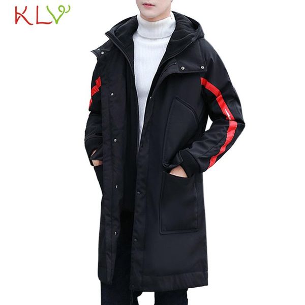 

мужская зимняя куртка с капюшоном на молнии с капюшоном теплые пальто повседневная с длинным 2020 новый бренд milltary манто homme пасечник, Tan;black