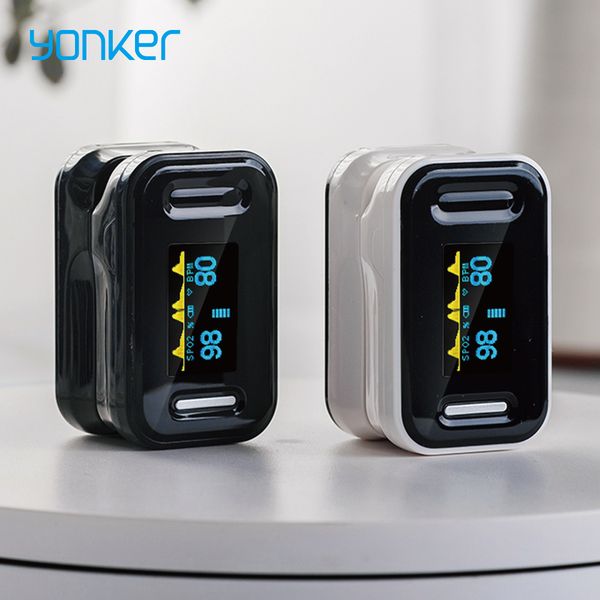 

yonker medical fingertip pulse oximeter digital pulse oximeter blood oxygen saturation monitor health care spo2 pr