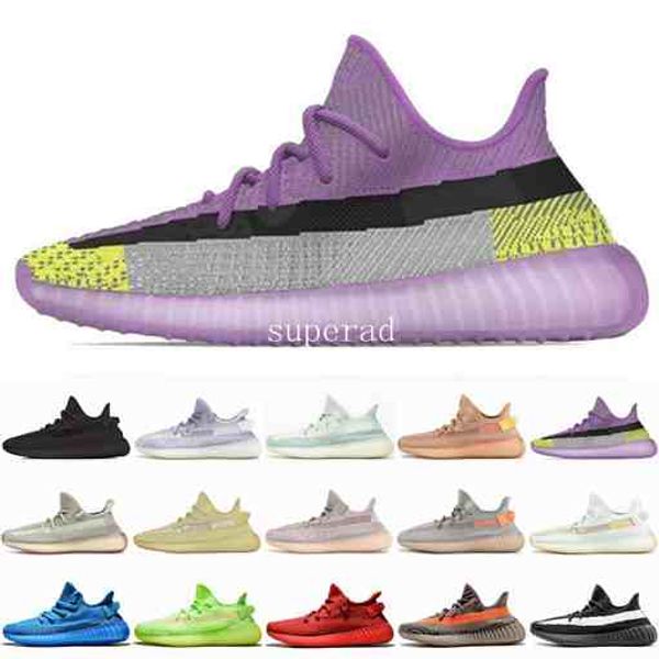 

new designer shoes yecheil yeezreel reflective cloud white citrin kanye west designer shoes black static clay glow zebra men women sneakers