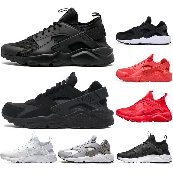 

с носками huarache 4.0 1.0 классический тройной белый черный красный мужские женские huaraches обувь спортивная кроссовки бег шипы трек обув