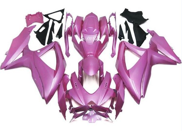

4 gifts injection mold new abs motorcycle fairings set fit for suzuki gsx-r600 gsx-r750 600 750 k8 2008 2009 2010 08 09 10 pink
