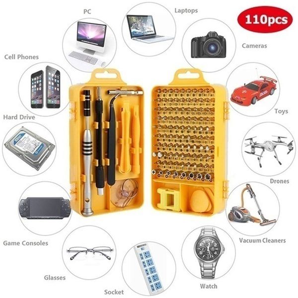 

screwdriver set chrome vanadium alloy steel 115 in 1 ratchet screwdriver hardware repair tool electrician durable