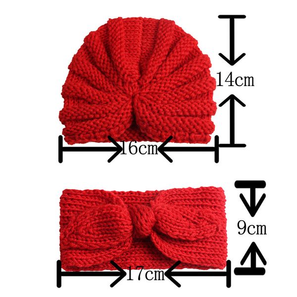 Kinder Baby Mädchen Jungen Bogen Turban Hut Kopf Wickeln Hijab Stirnband Kappe