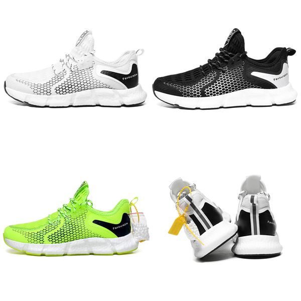 

мужские и женские легкие мода повседневная обувь дизайнер новый дизайн спорт ветер дышащая сетка кроссовки размер 36-46 capricorn1978, Black