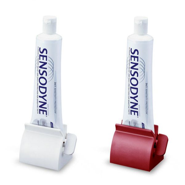 

1pcs multifunction manual rotate toothpaste squeezer plastic bath dispenser bathroom accessories sets products