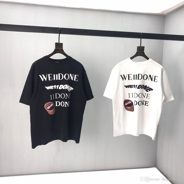 

2020ss весна и лето новый высококачественный хлопок печать с коротким рукавом круглый вырез панели футболка размер: -l-xl-xxl цвет: черный, White;black