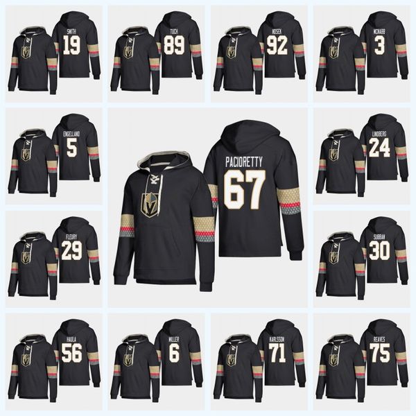 

67 Max Pacioretty Vegas Golden Knights 2019 Hoodie William Karlsson Ryan Reaves Fleury Marchessault Alex Tuch Reilly Smith Jersey