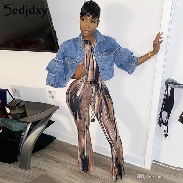 

2020 winter new women's halter print jumpsuit fashion slim sleeveless jumpsuit casual party club streetwear, Black;white