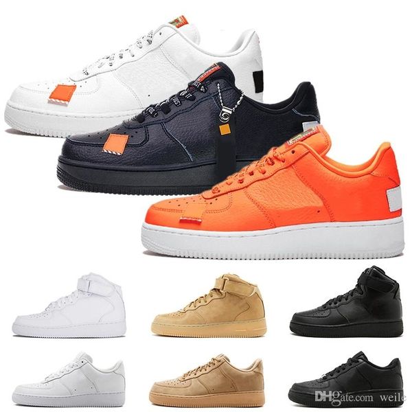 

running shoes for men women sneakers dunk 1 low high white orange flax mens trainers casual skateboard sports shoe
