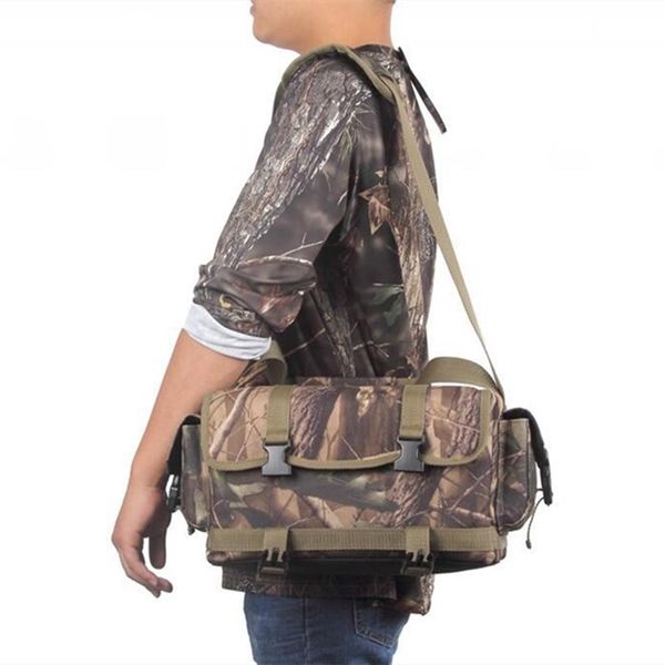 

outdoor bags hunting camouflage tactical bag 600d nylon wearproof kit shoulder messenger men women hiking camping fishing