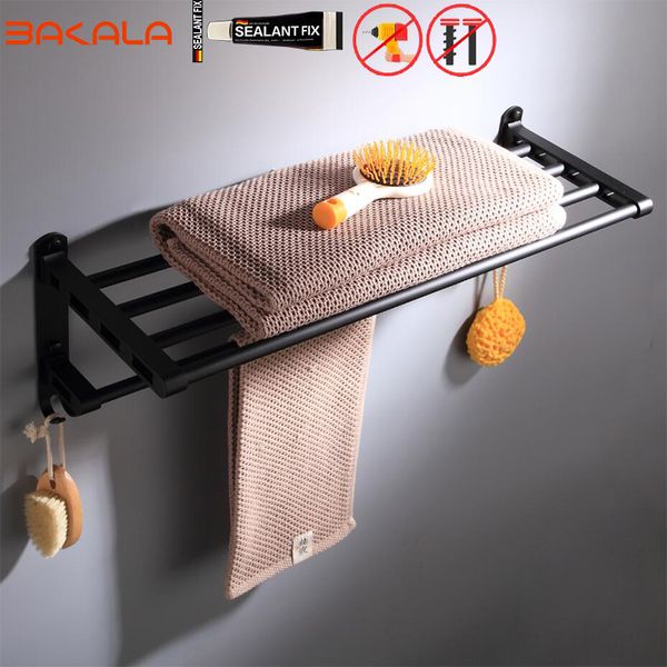 

black bathroom accessories paper towel rack blower frame single pole double rod towel rack soap dish ring clothes hook