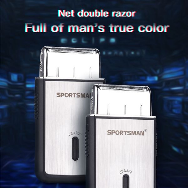 

high-efficiency men's electric razor foil slimshaver usb rechargeable shaving machine mini portable beard trimmer for travel