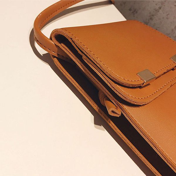 

women messenger bag pu leather phone pouch safe lock button lady girl cossbody shoulder bags msj99