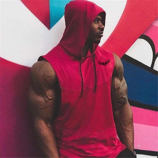 

summer style mens tank gyms fitness bodybuilding sleeveless undershirt crossfit fashion stringer vest singlets sportswear fine, White;black