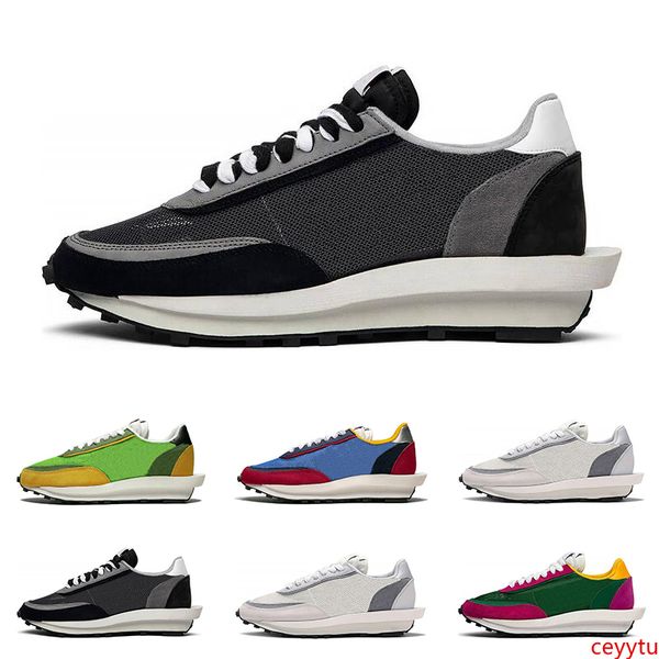 

2019 sacai ldv waffle running shoes for men women black white grey pine green gusto varsity blue mens trainers sports sneakers