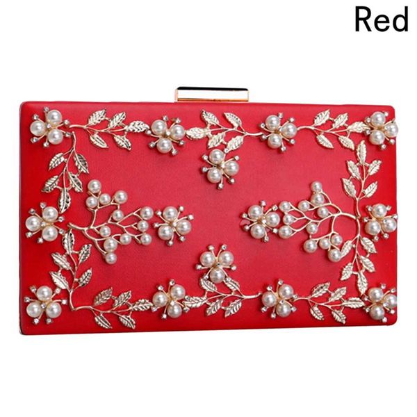 

fashion ladies clutches new women flower bag party bags female beaded wedding clutch purses