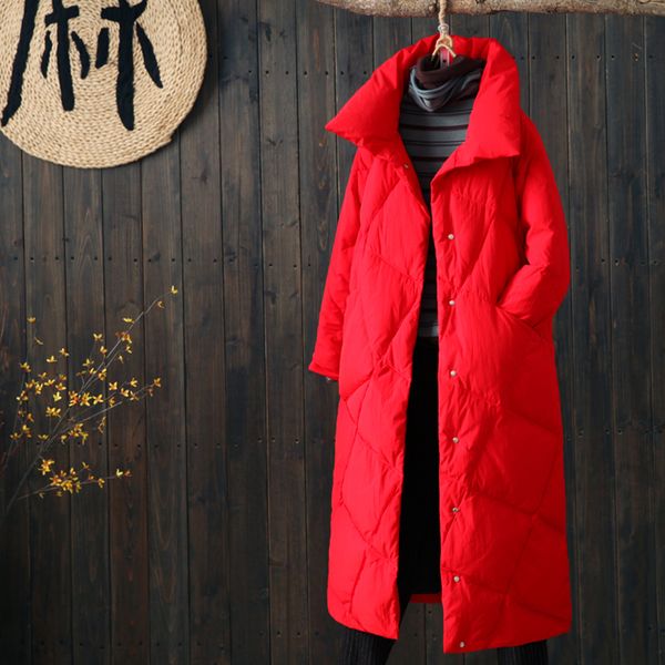 

winter jacket women 2019 new lady winter warm coat women slim white duck down jacket long down parka female coat outwear, Black