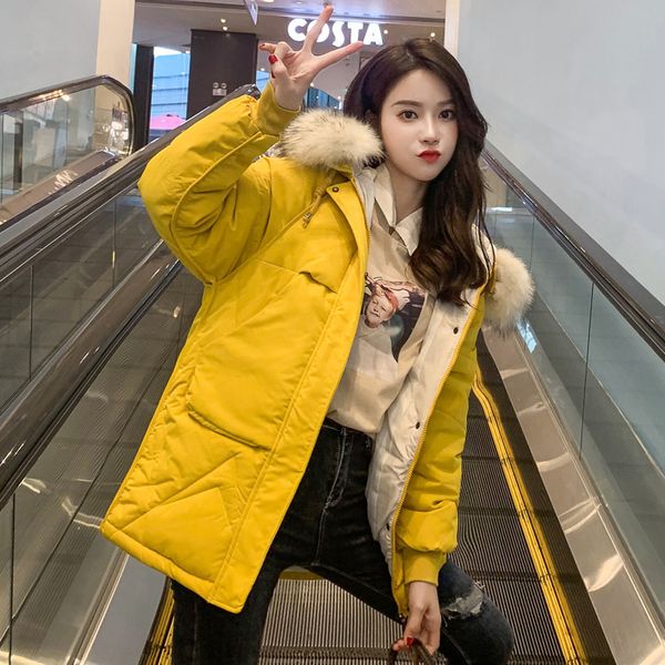

cotton woman winter clothes back season special selling loose coat cotton-padded jacket 2019 cotton-padded clothes woman easy, Black