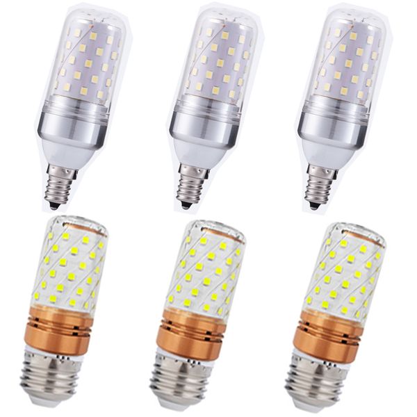 

e27 e14 e12 мозоли сид лампа высокой мощности 12w 16w smd2835 свеча лампа люстра свеча led свет для украшения дома