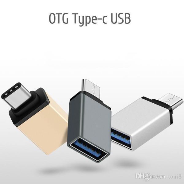 

metal usb 3.1 type c otg adapter male to usb 3.0 a female converter adapter otg function for macbook google chromebook