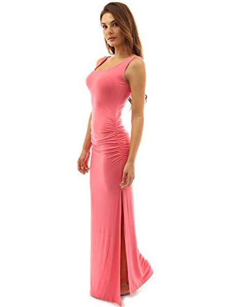 

pattyboutik women's sleeveless summer maxi dress, Black;gray