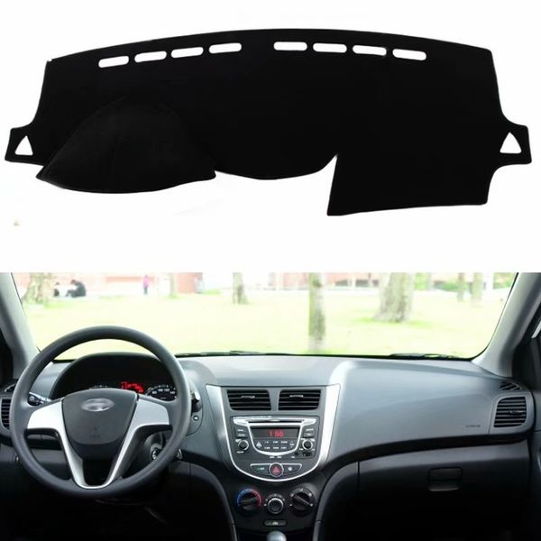 

for accent solaris verna 2010-2016 car styling covers dashmat dash mat sun shade dashboard cover capter 2011 2012 2013