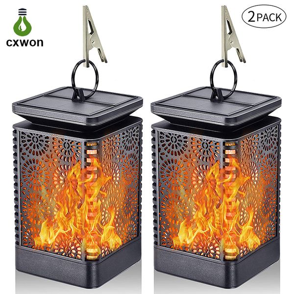 

новая модель solar flame light 96 светодиодов abs солнечные украшения садовый светильник ip65 водонепроницаемый мерцающий солнечный свет с э