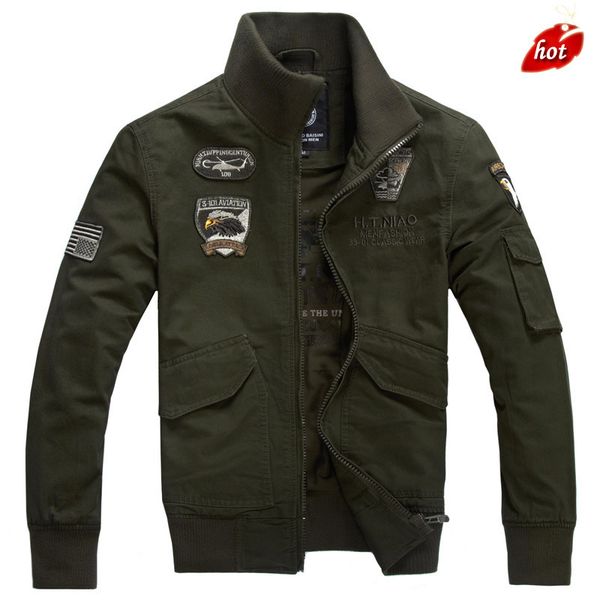 

2018 spring autumn jacket men's casual men's clothing men jacket plus 4xl army cotton male clothing mens jackets o8r2, Black;brown