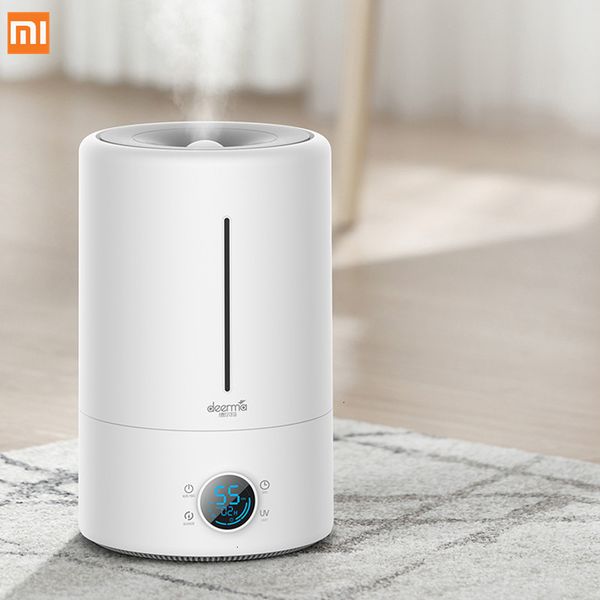 

5l xiaomi deerma humidifier uv lamp purification air humidifier bedroom office 12h timing air purifying touch version