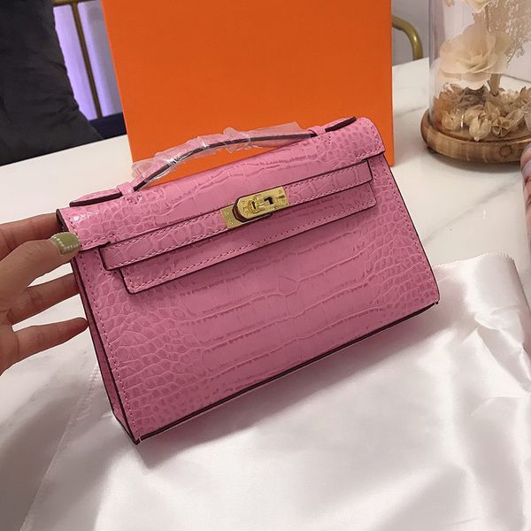 

women clutch platinum bag tote wallet bags handbag purse bag envelope coin purse genuine alligator leather anput, Red;black