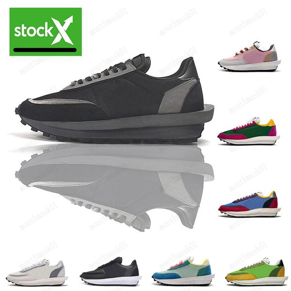 

stock x daybreak sacai ldv ld waffle men women running shoes undercover black white varsity blue mens trainers sports sneakers 36-45