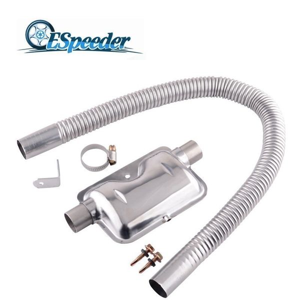 

espeeder 60cm stainless steel car exhaust pipe gas vent hose diesel heater exhaust muffler pipe for webasto eberspacher heater