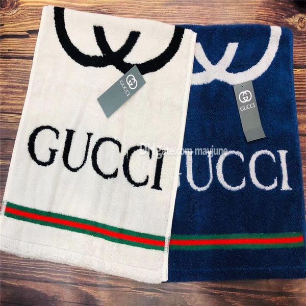 

fashion brand face towel absorb sweat towels gg letter pattern embroidery towels