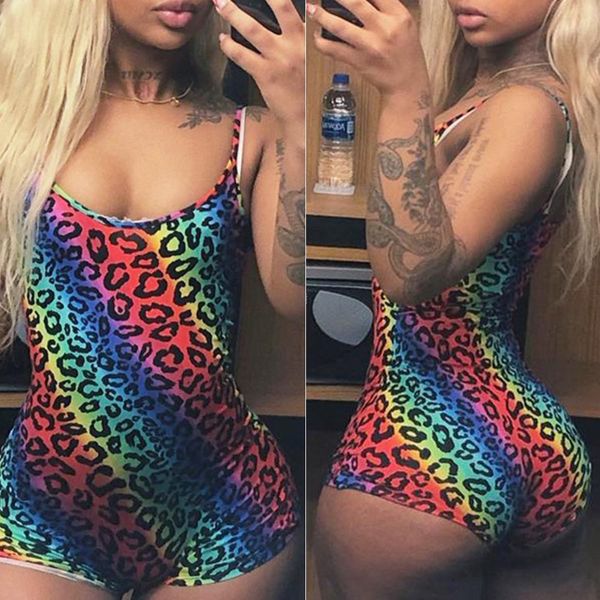 

newly clothes super comfy women's ladies sleeveless suspender casual printed jumpsuit bodysuit rompers womens jumpsuit 21, Black;white