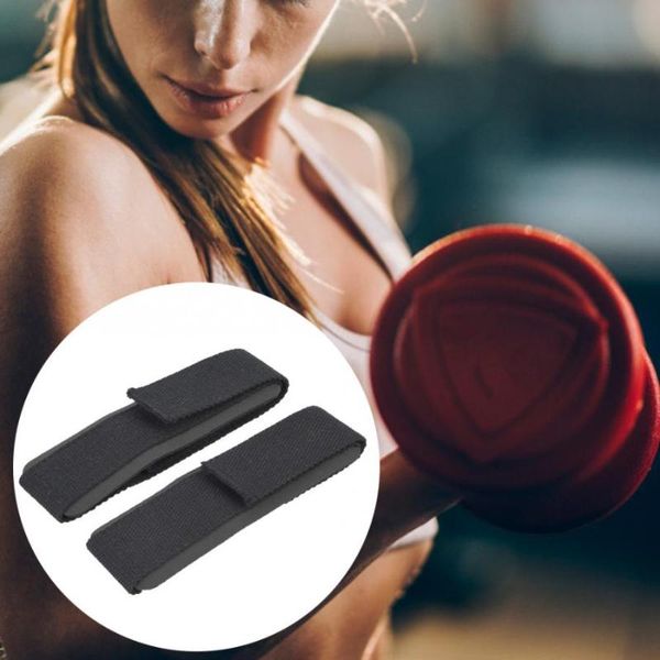 

weightlifting wrist straps 1 pair fitness lifting straps weightlifting wrist training hand bands for sports safety tool, Black;red