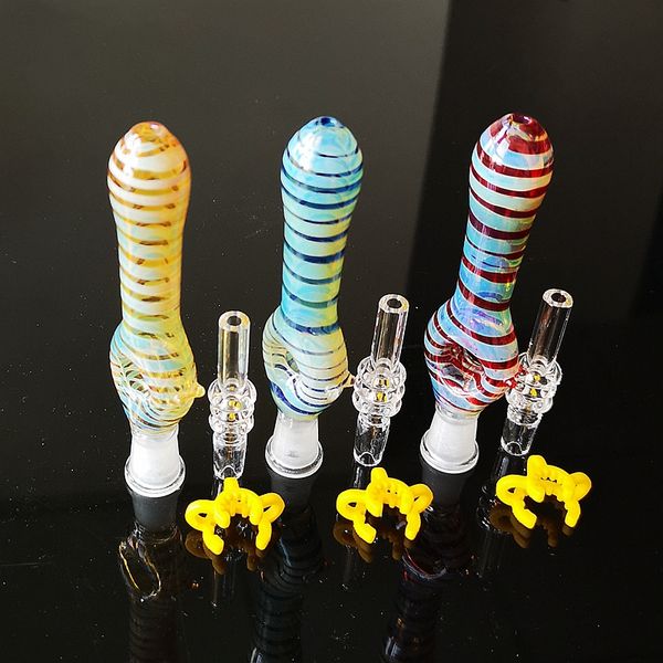 

Пьянящие Стеклянные комплекты NC с Quartz Совет Dab Стро Oil Rig курительной трубки стеклянные курительные трубки трубы NC16