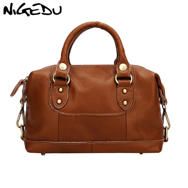 

nigedu неподдельной кожи сумки женщин vintage коровьей женский crossbody сумки роскошь дизайнер дамы тотализаторов небольшие мешки плеча bol