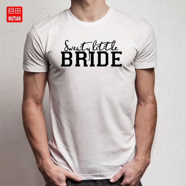 

sweaty little bride t shirt, White;black