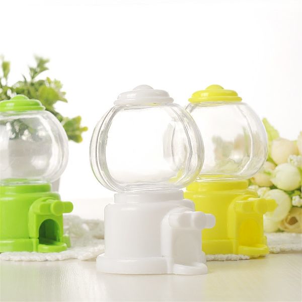 

5pcs/lot light bulb candy box rotatable sugar machine plastic candy box