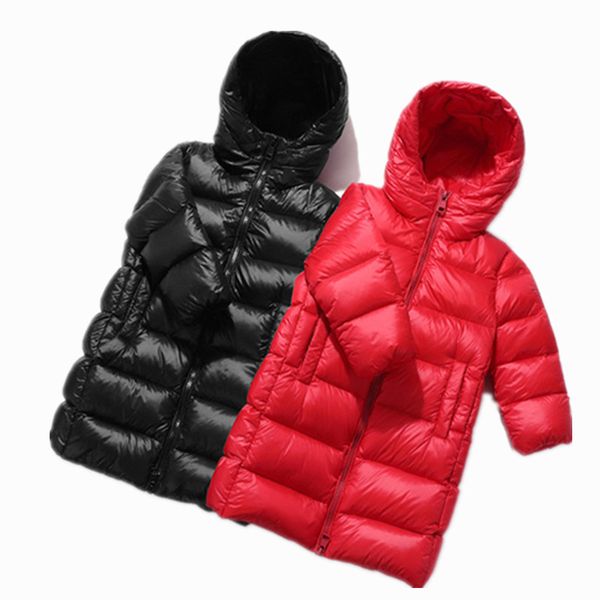 

2019 new winter girls hooded jacket zipper winter coat for girls kids padded jacket casual children's outerwear, Blue;gray