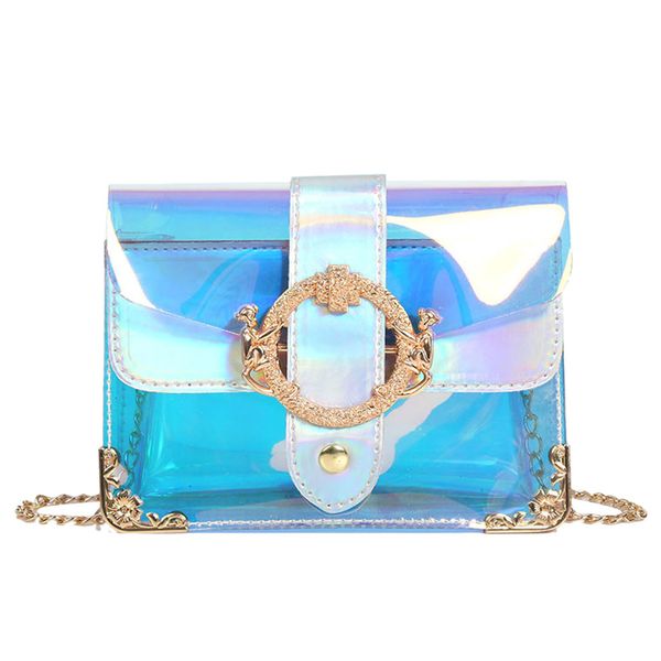 

women shoulder bag fashion colorful portable jelly shoulder bag diagonal package fashion bolso mujer pochette femme sac #yjp