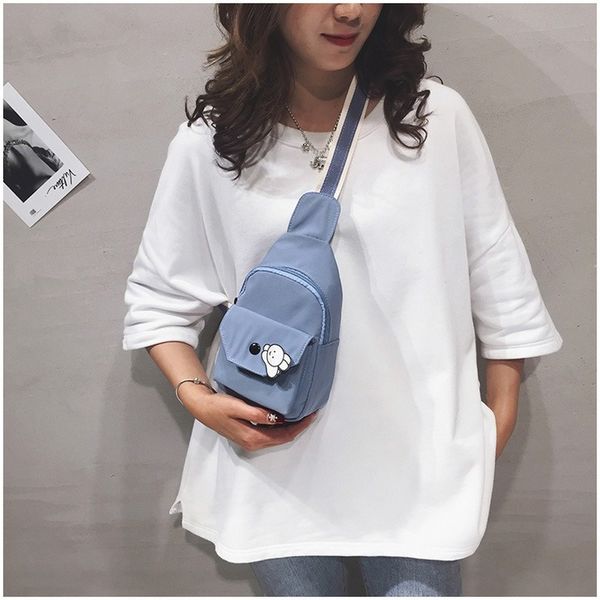 

waist bags 2021 women's chest bag korean casual one-shoulder mini multi-function messenger ladies