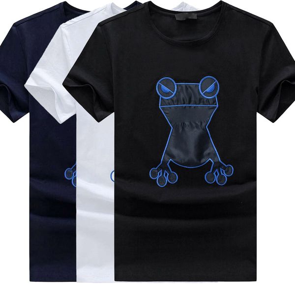 

Summer Brand Designer T Shirt Hip Hop Mens clothes Casual T Shirts For Men With Letters Frog Embroidery T-Shirt Size M-3XL A1956