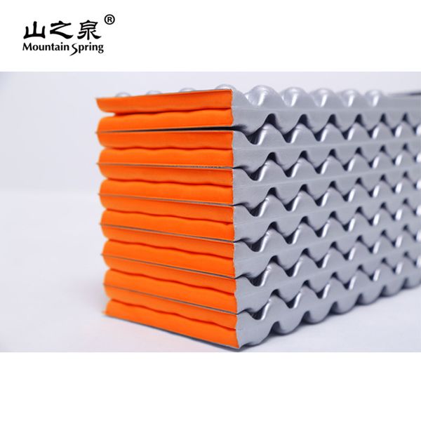 

отдых на природе матрас спящий pad складные egg slot yoga mat beach mat влагостойкий ixpe + алюминиевая фольга зеленый оранжевый
