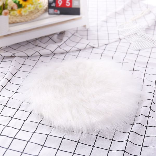 

soft artificial sheepskin rug chair cover artificial wool warm hairy carpet seat pad mats for home enfeites de natal sale